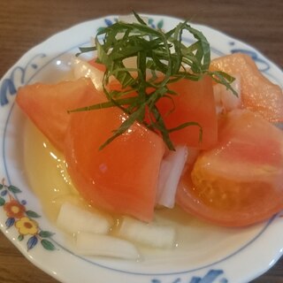 トマトと玉ねぎのさっぱり酢の物